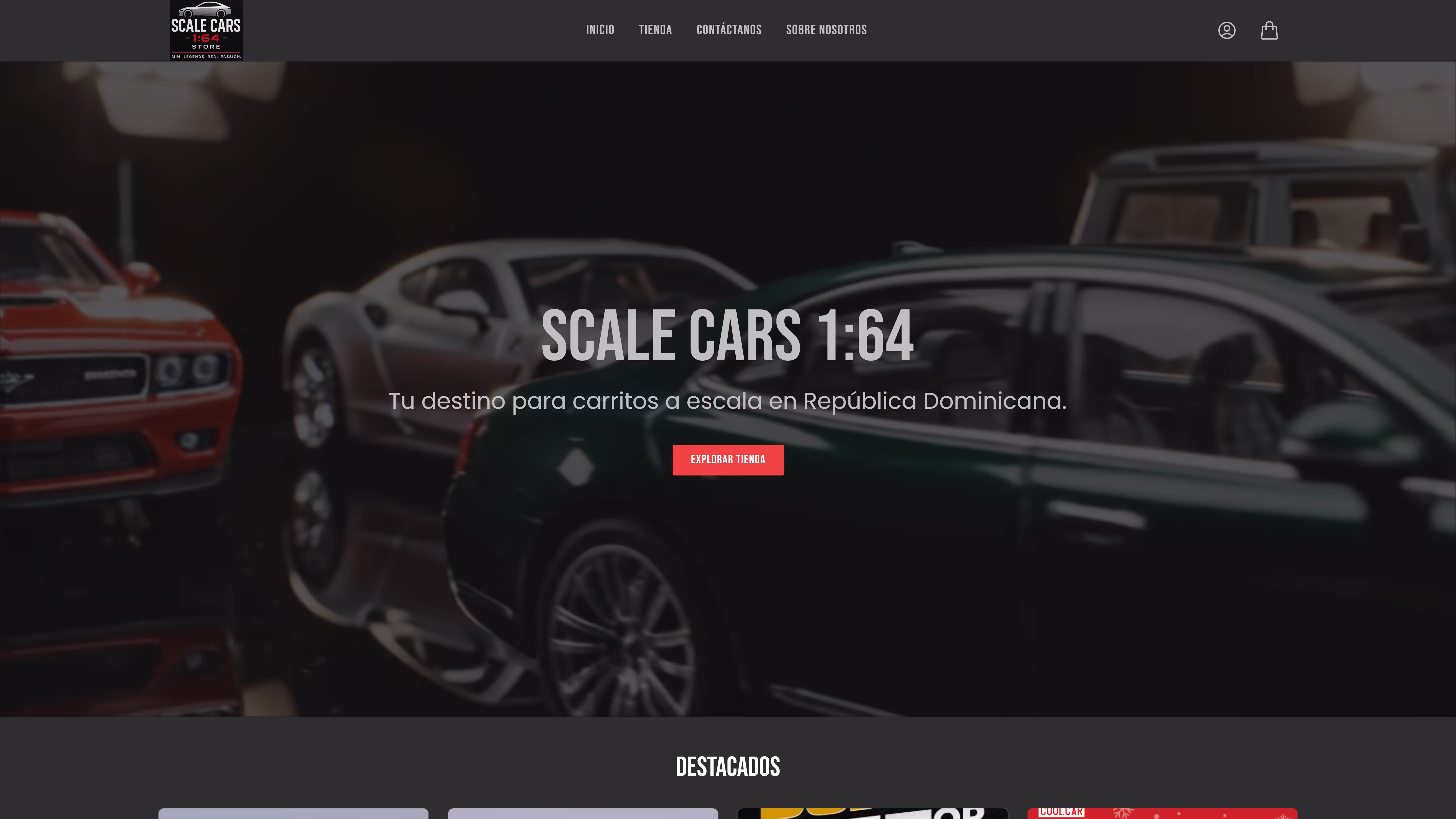 Captura de pantalla de Scale Cars 1:64 store