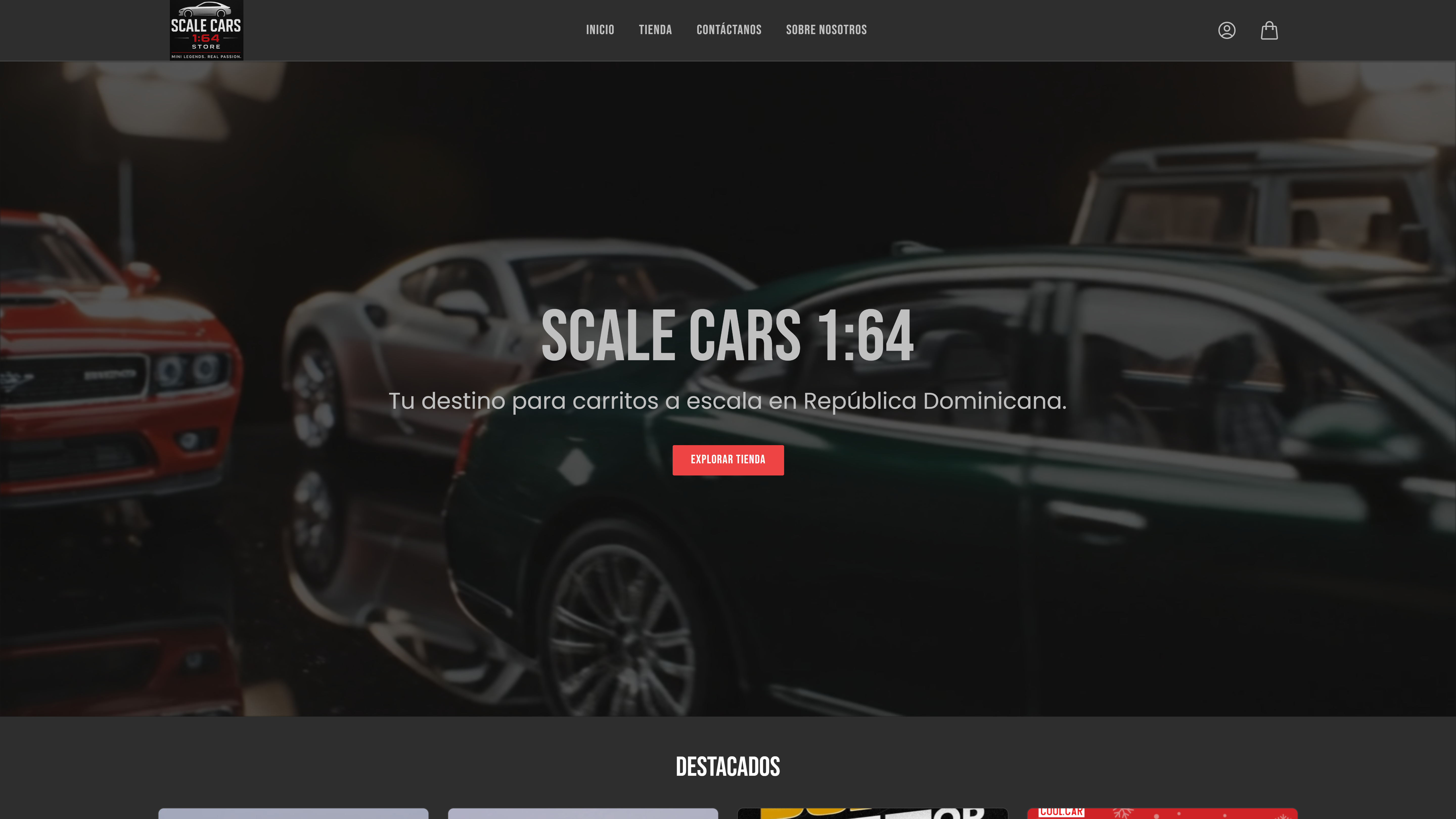 Captura de pantalla de Scale Cars 1:64 store